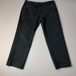 Van Heusen Flex Business Casual Straight Fit Chino Pants Black Cotton Blend